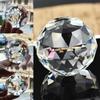 Crystal Cut Clear Sphere 50mm Faceted Gazing Ball Prisms Suncatcher Home Decor