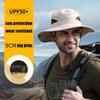 Модная многофункциональная рыбацкая шляпа для мужчин и женщин, широкополая солнцезащитная шляпа для походов, анти-ультрафиолетовая шляпа-ведро для скалолазания