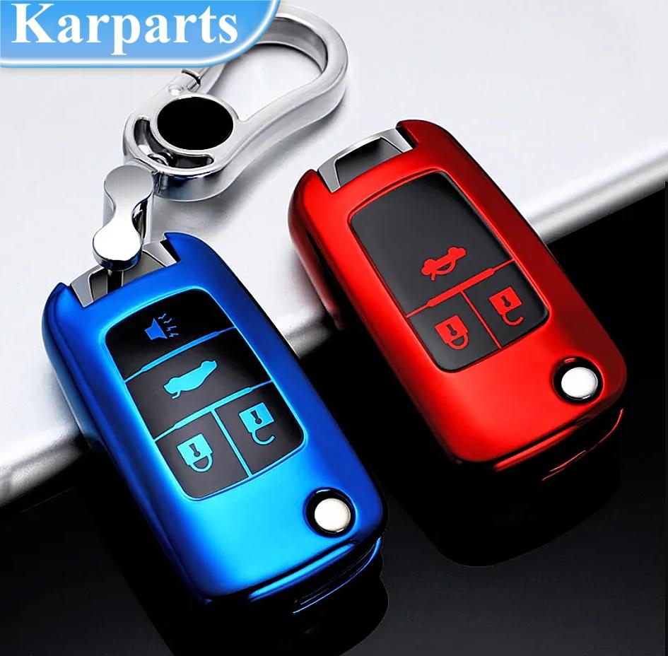 Мягкий чехол-брелок из ТПУ с дистанционным управлением для Chevrolet Camaro Cruze SS Sonic Spark Aveo Epica для Buick Lacrosse Encore GL8 Regal