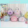 Cartoon Cute Bow Girl Pattern Childrens Shoulder Bag With Design Sequins