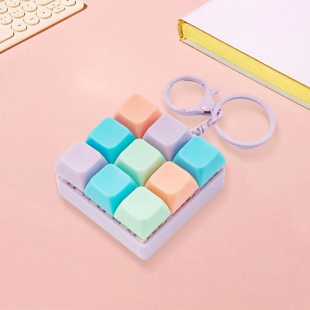Игрушка-клавиша 9 для снятия стресса и fidgeting, антистресс для пальцев, брелок для ключей, игровая клавиатура, DIY кнопка, колпачок для клавиши