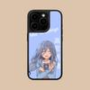 Date a Live Mio Takamiya Matte Surface  Mobile Phone Case for iPhone 17 16 15 14 13 12 11 Air Pro Max Plus Colorful Cover