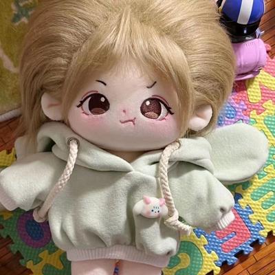 Толстовки с капюшоном для хлопковых кукол 20 см Милая одежда Наряды Мини-одежда Ручная работа Толстовки Мини-толстовка Милые 20 см Одежда