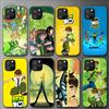 Чехол для телефона B-Ben Cartoon 10 для Iphone 11 12 Mini 13 14 Pro Xs Max X 8 7 6s Plus 5 Se Xr Shell