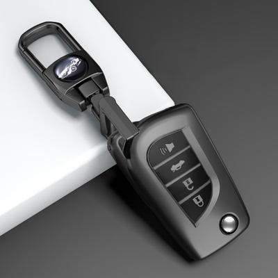 2, 3, 4 кнопки TPU чехол для автомобильного ключа чехол для Toyota Hilux Corolla Avensis Prado Fortuner RAV4 CHR Shell аксессуары