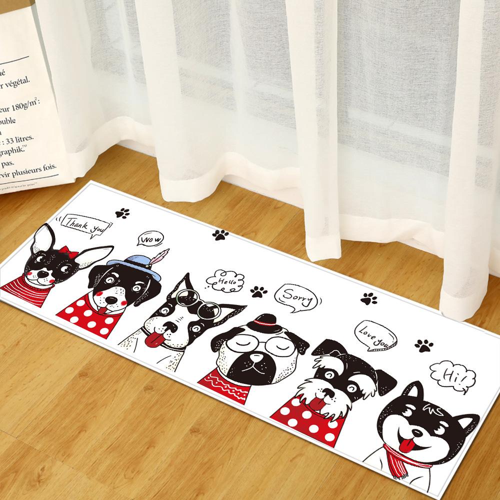 Водопоглощающий Нескользящий Коврик для Входной Двери Туалет Кухня Коврик для Пола Ковер для Спальни Гостиной