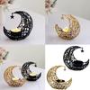 Moon Shaped Candle Holder Tealight Holder Metal Moon Candle Stand Candlestick for Christmas Dining Wedding Home Decors