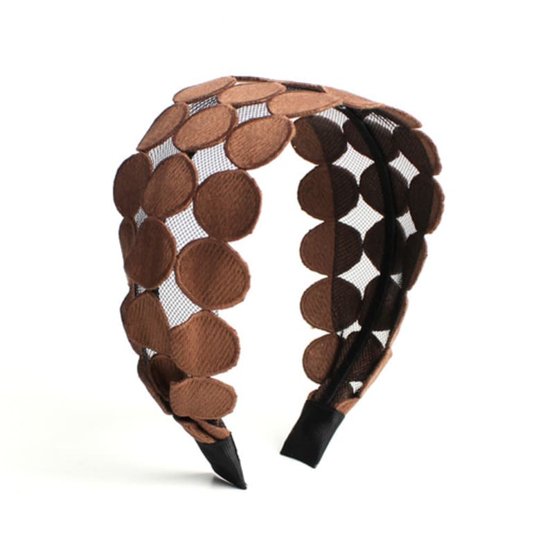 РАКОХА Очаровательная широкая повязка для волос в горошек Широкая повязка для волос в горошек, не вызывающая боли