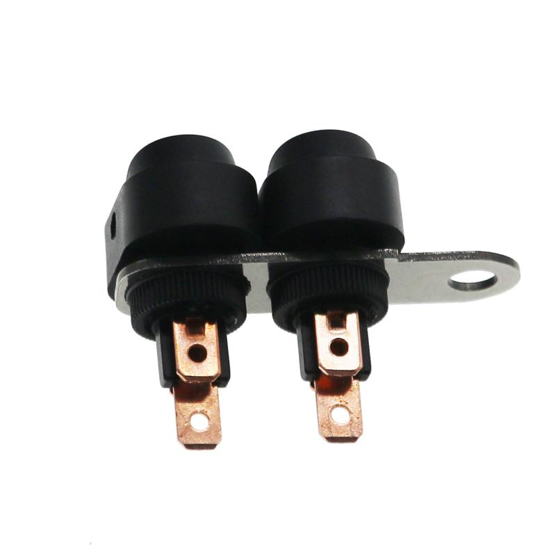 LMoDri большой объем мотоцикла скутер кронштейн из нержавеющей стали самоблокирующийся переключатель с красным индикатором