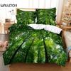 Комплект постельного белья Woods, пододеяльник, комплект постельного белья с 3D-печатью, комплект постельного белья размера Queen, модный дизайн