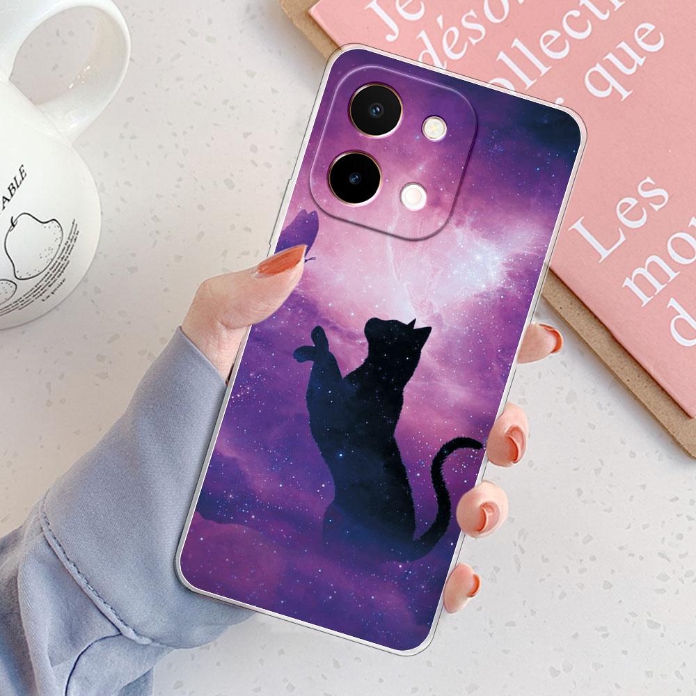For Vivo Y28 5G 4G Case For Vivo Y36i 5G Cover Bumper Shockproof Clear Soft Silicone TPU Phone Case for Vivo Y36 Y28 Y36i Fundas