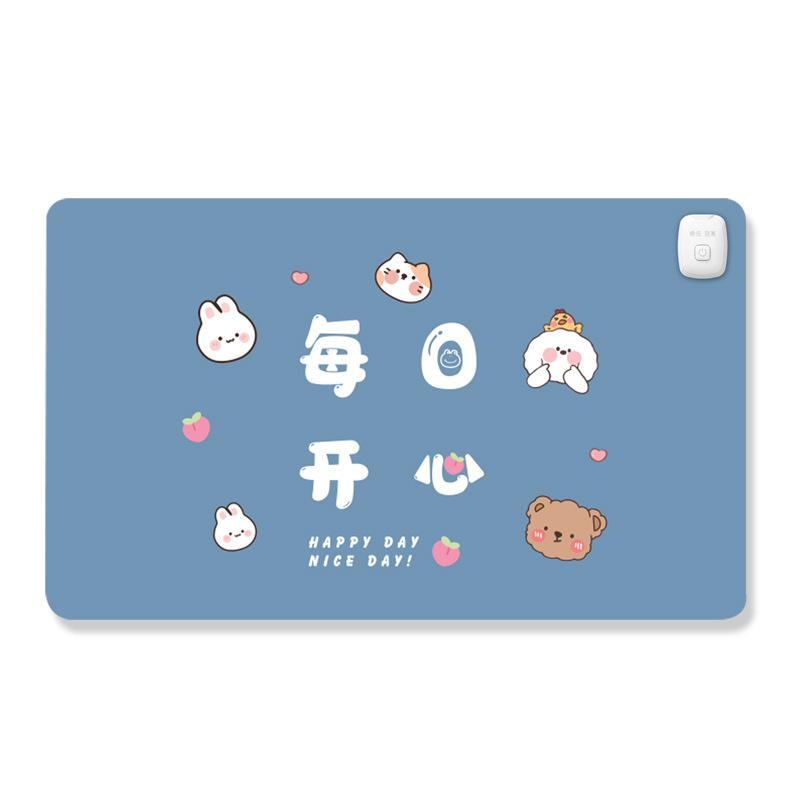 Электрический нагревательный коврик для мыши, настольный коврик, дисплей, температура, нагревательный коврик для мыши, сохраняет тепло рук для офиса, компьютерного стола, клавиатуры, зимы