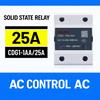 Delixi solid state relay SSR single-phase DC control AC 10A25A40A60A80A CDG11DA120A Relays 5