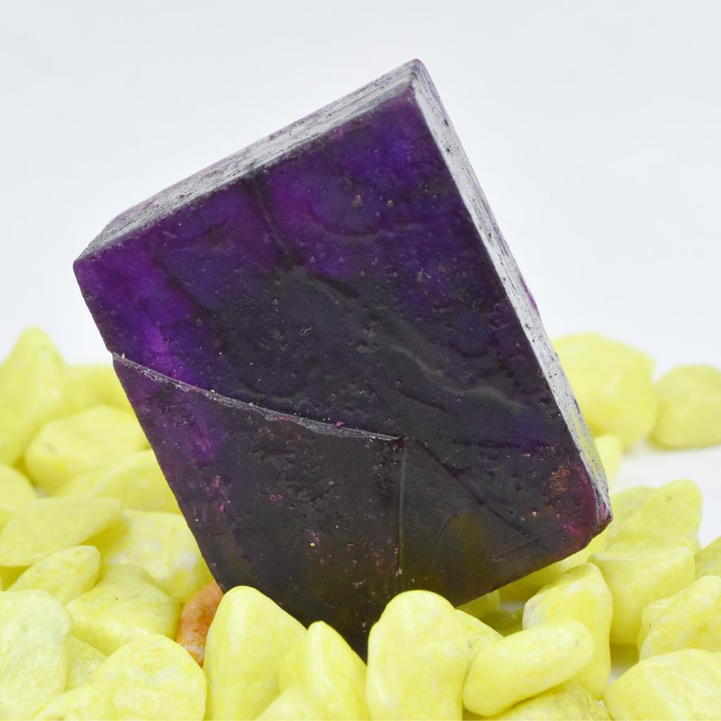 Natural Purple Sapphire 420.65ct Raw Rough Certified Loose Gemstone