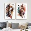 Бохо Растение Листья Флора Поп Арт Матисс Интерьер Скандинавское Искусство Холст Картины Абстрактные Граффити Главная Современная Гостиная Плакаты Печать Офисные Украшения