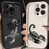 Крутой чехол Scorpion для iPhone 15 Plus 14 11 16 Pro Max 13 14+ 12 13Pro 16e 15Pro Мягкий чехол 16+