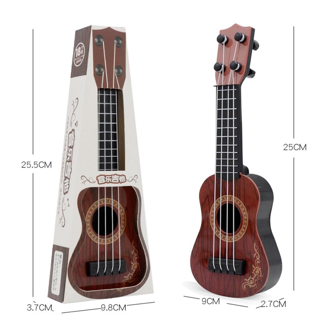 Kids Mini Guitarra Soprano Ukuleles 4 Strings Beginners Children Early Education Toys Learning Guitar Musical Gifts Instruments
