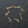 Custom 18K Gold Electroplated Stainless Steel Name Necklace