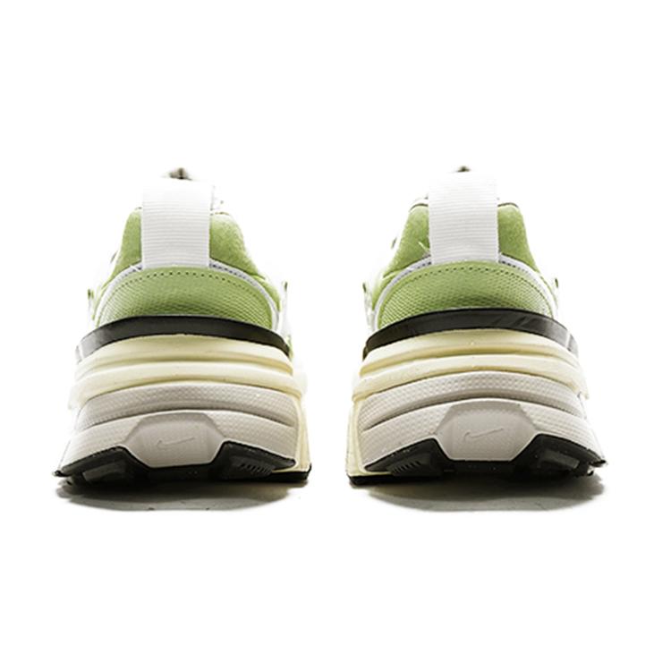 Nike V2K Run Амортизация Нескользящая Дышащие Низкие Повседневные Беговые Кроссовки Женские Зеленый Серебристый FD0736-100(Команда15-)