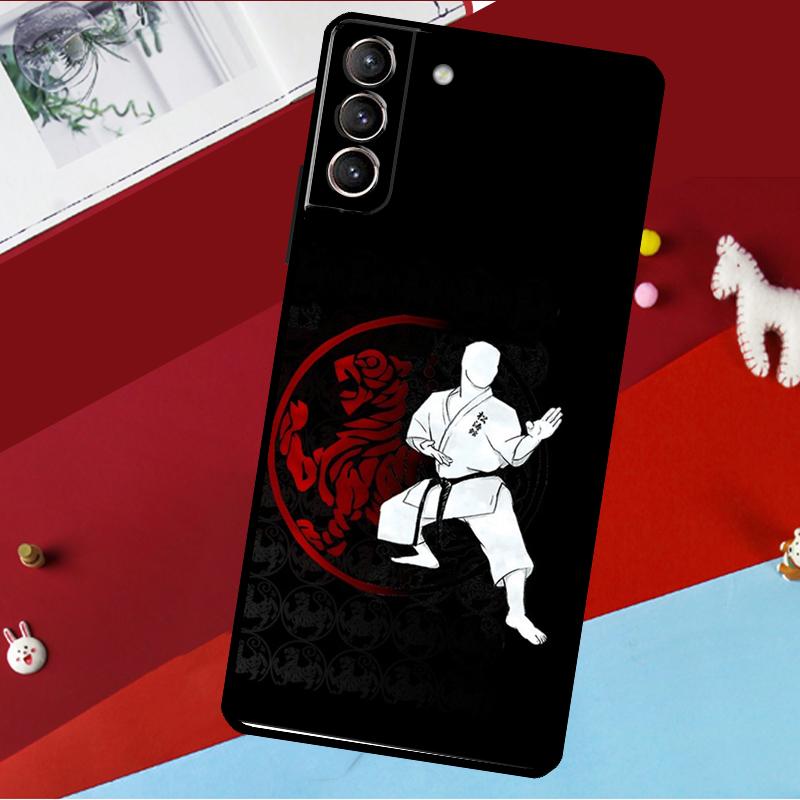 Чехол для Samsung Galaxy S23 Ultra S22 S21 S20 FE S8 S9 S10 Plus Note 10 20 с символом Шотокан Каратэ Задняя крышка