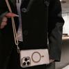 Прозрачный магнитный ремешок-шнурок на шею Crossbody для чехла Magsafe для iPhone 17 15 11 12 13 14 16 Pro Max Plus Защитный чехол от потери