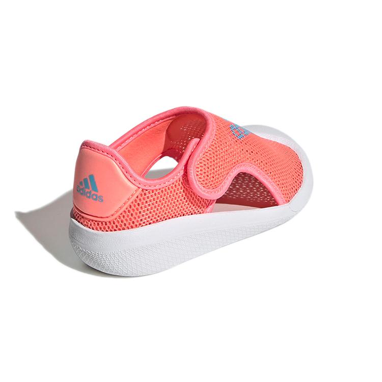 adidas Спортивные плавательные нескользящие амортизирующие дышащие низкие детские туфли коралловый розовый для младенцев и малышей GV7809