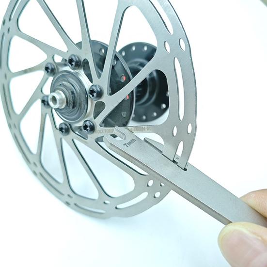 Динамометрический ключ для масляной трубки велосипеда Сверхпрочная нержавеющая сталь 7-8 мм MTB Дорожный горный велосипед Масляная трубка Тормозной стопорный винт Открытый гаечный ключ Инструмент