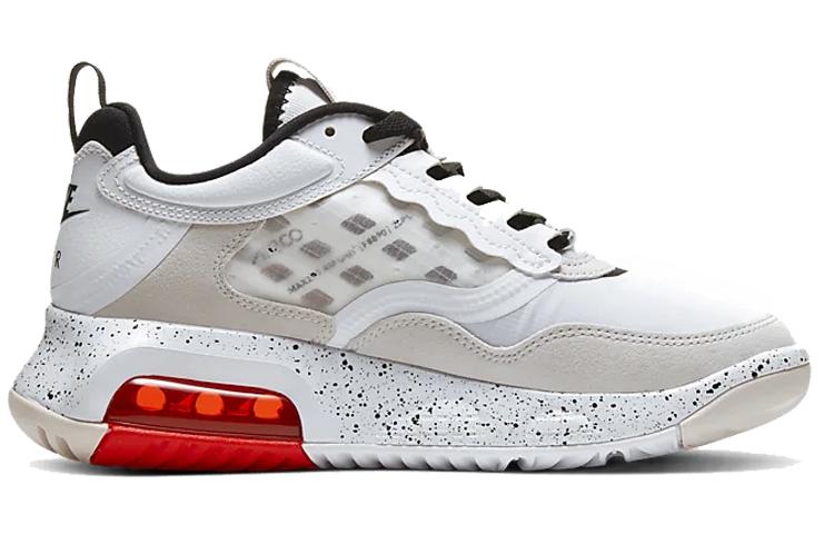 Kids' Sneakers Jordan Max 200 White Challenge Red Black (GS) White/Challenge Red-Vast Grey-Black
