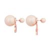 DIOR Metal Earrings Women's Pink E1038TRICY_D12P