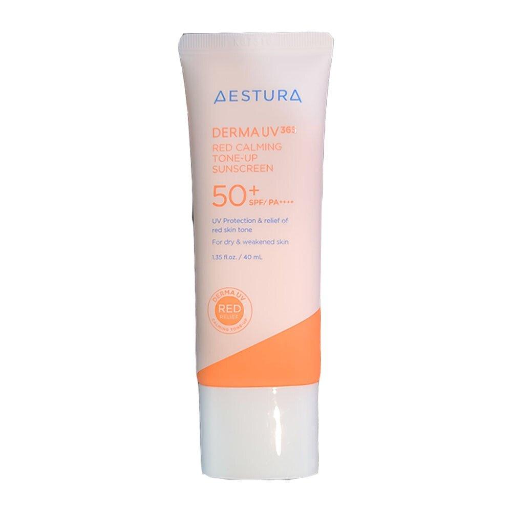 Aestura Derma UV 365 Красный успокаивающий тонизирующий солнцезащитный крем 40 мл