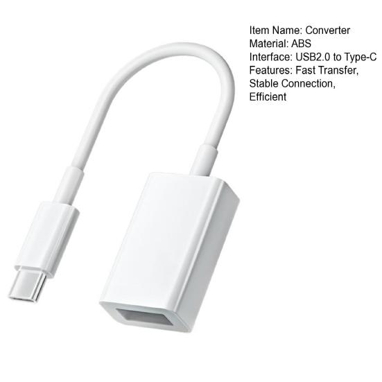 Конвертер для телефона, эффективный двусторонний кабель для дискового телефона Type-C, импортный USB-адаптер Otg для телефона, аксессуары для телефонов