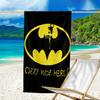 proof beach towel with a Ozzy Madman pattern - soft,absorbent,quick-drying,machine washable - perfect for swimming,camping,bathing