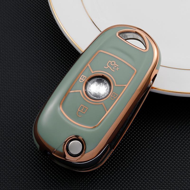 Buick Verano/Excelle Pro Key Cover 2018/2020: Protective Shell with Keychain for Men & Women