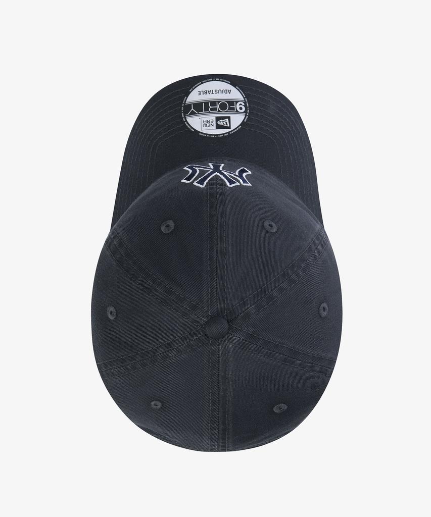 New Era МЛБ Нью-Йорк Янкис Базовая Контурная Неструктурированная Бейсболка Темно-Графитовый