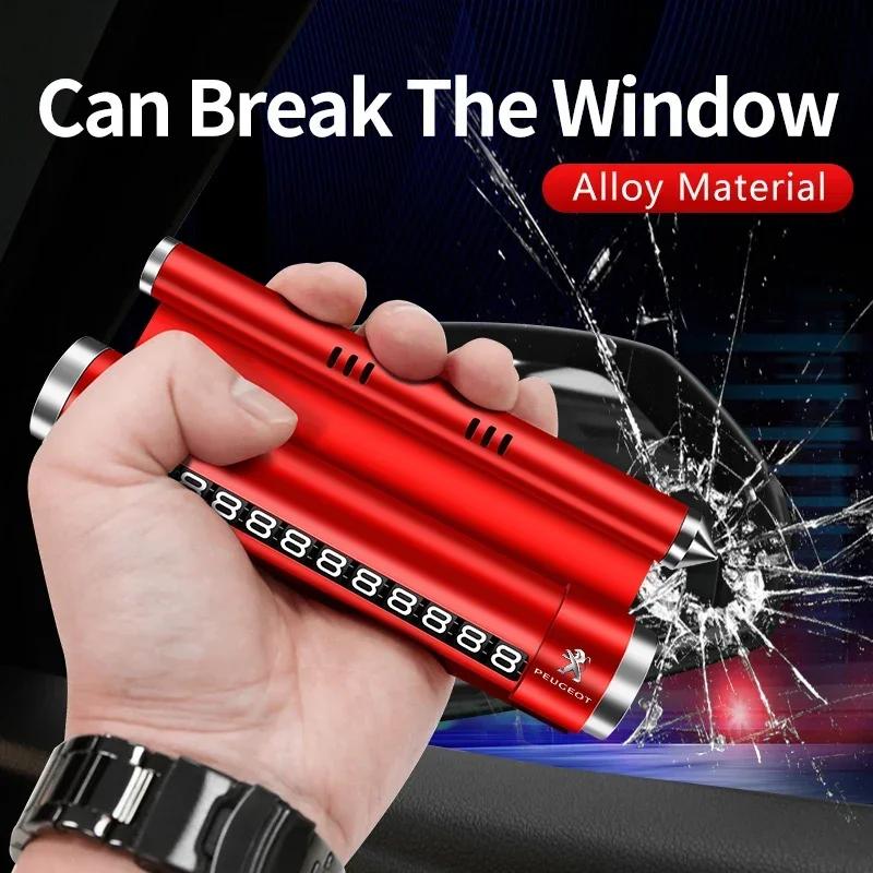 New Car Temporary Parking Card Rotate Phone Number Plate Aluminum Parking For Peugeot 308 408 508 RCZ 208 3008 2008 206 207 307