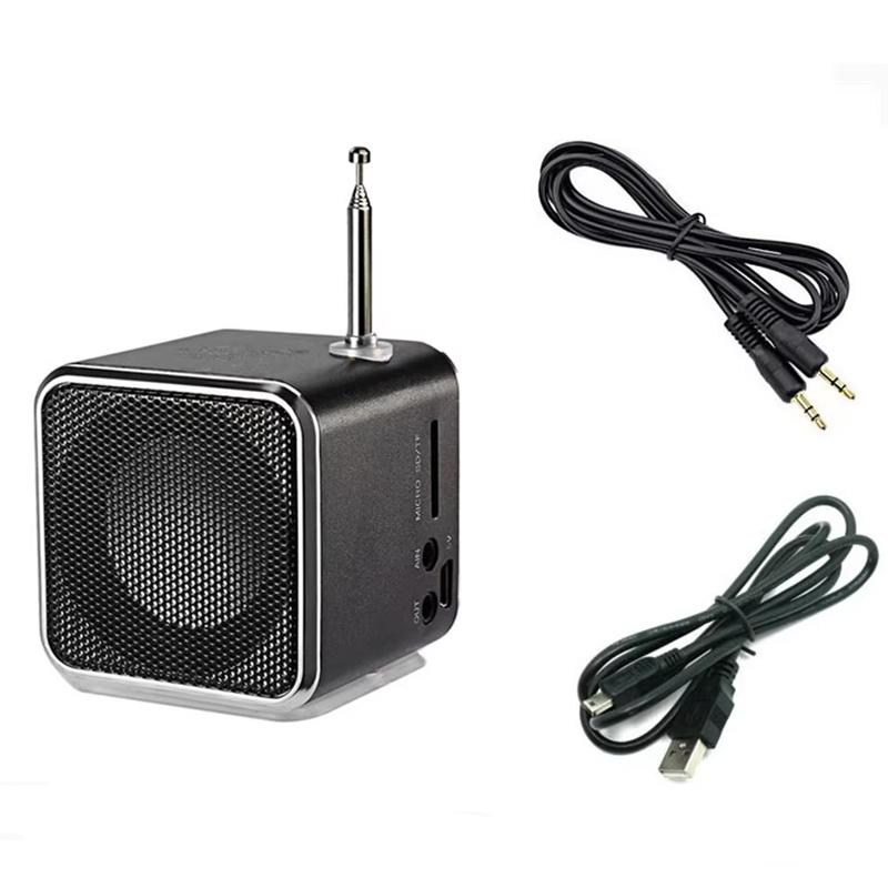Мини Портативный Bluetooth Звуковой Динамик TF Карта FM Радио AUX Стерео Музыкальный Плеер Для Вечеринок На Открытом Воздухе