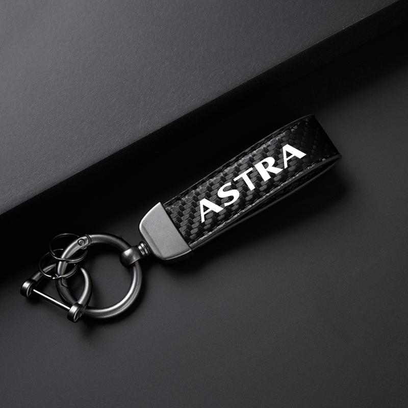 Leather Keychain Holder Key Ring Gift Auto KeyRing Pendant for Opel Astra Logo J H G Corsa D Keys Buckle Car Styling Decoration