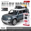 1:24 Land Rover Defender Внедорожник Внедорожный Автомобиль Литой Из Сплава Звук и Свет Модель Автомобиля Коллекция Украшения Игрушки С Подарком Для Детей