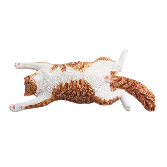 Миниатюрная фигурка котенка из ПВХ, имитация кошки, статуэтка, скульптура, развивающая игрушка-животное, украшение для рабочего стола, подарок для любителей кошек.
