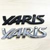 3D Металлическая эмблема-значок логотипа Yaris Матовый черный Хромированная наклейка с буквой на багажник Для Yaris Аксессуары для декора экстерьера автомобиля