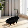 Sharplace 1/12 Scale Miniature Dollhouse Bathtub for Creative Play and Decoration Bathroom Props