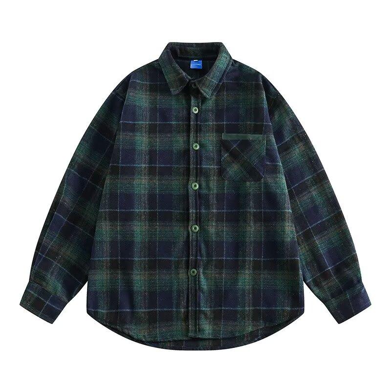 Рубашка с длинным рукавом с буквенным принтом 2024 года в японском стиле в стиле Гонконга, свободная рубашка для мальчиков, летнее модное универсальное повседневное пальто
