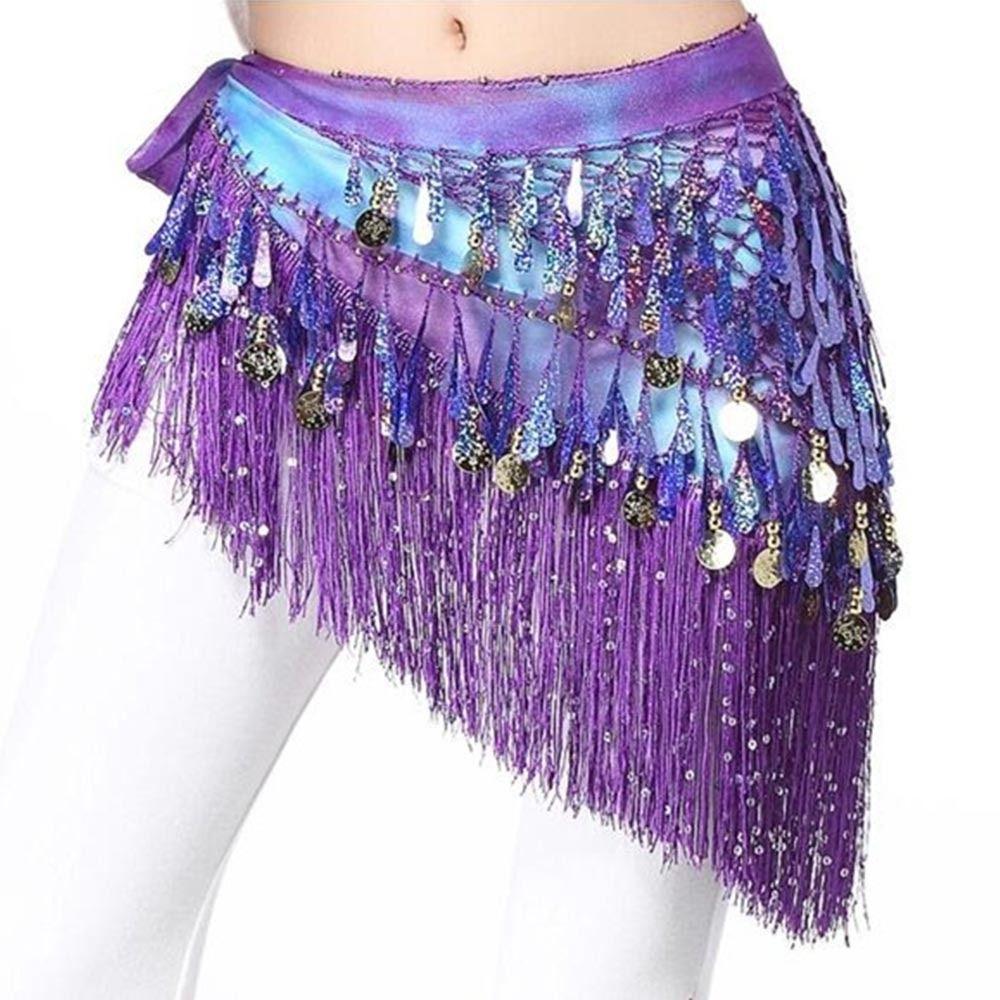 For Thailand/India/Arab Show Costumes Tassels Belly Dance Belt Hip Scarf Waist Chain Dancer Skirt