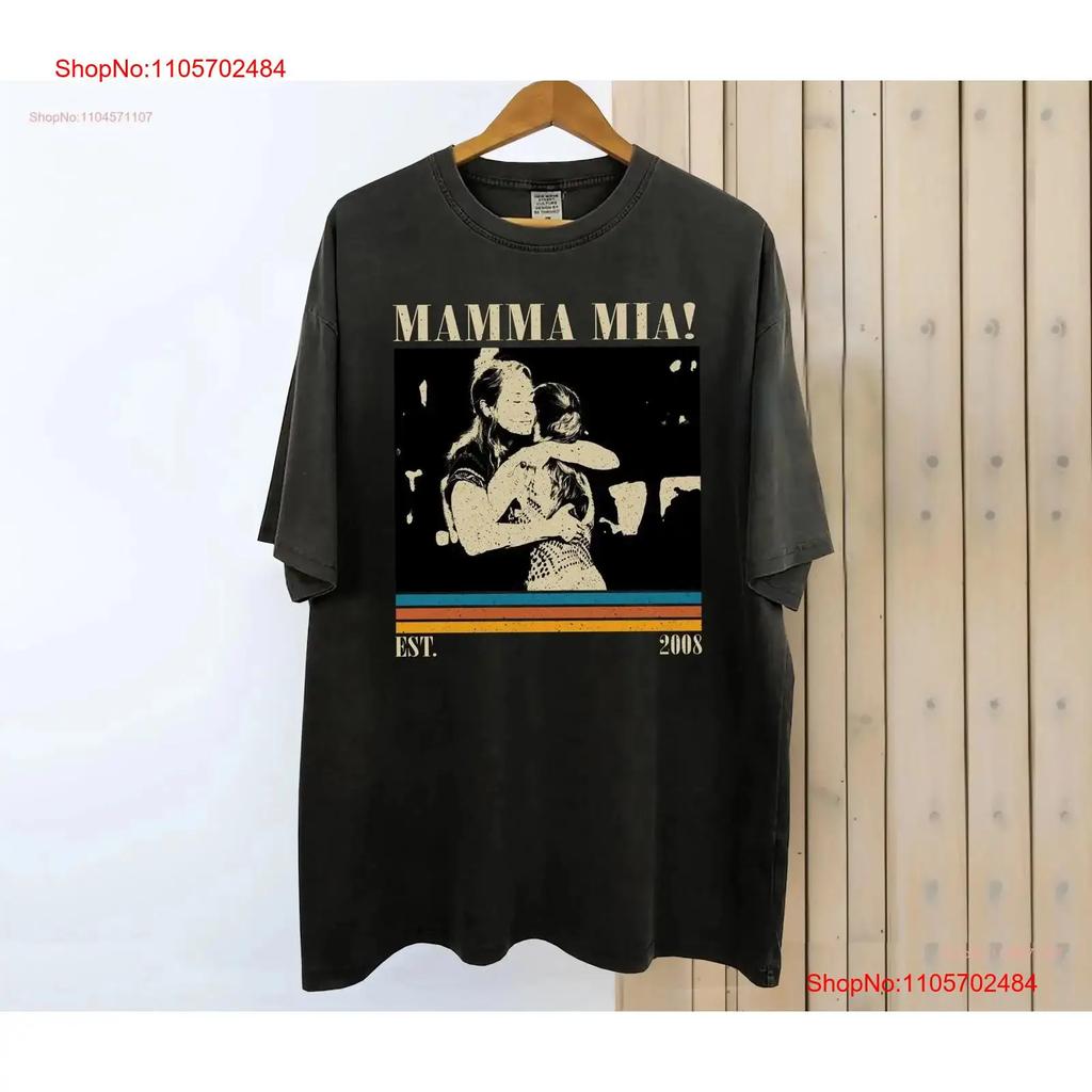 Mamma Mia Movie T Shirt Vintage Retro Classic s for him vintage Washed Stylish homme Comfortable Stretched Breathable