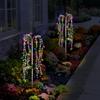 Solar Garden Lights Outdoor Decor 1Pack, Artificial 100 LEDs Tree Lights Yard Planter Patio Lawn Flowerbed Path Decorative Outside