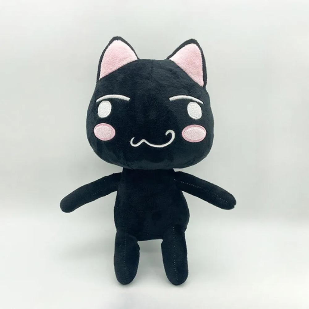 Милая Плюшевая Игрушка Кот Торо Иноуэ Пара Черно-Белый Кот Плюшевая Игрушка Улыбающиеся Мультяшные Животные Куклы Украшение Комнаты Подарок на День Рождения