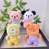 Capybara Keychain Playful Doll With Colorful Clothing And Luxuriously Soft Short Plush