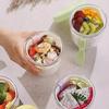 Портативный салатник с вилкой, контейнер для хранения фруктов для холодильника, не содержащий бисфенол А, герметичный, дорожный стаканчик, сохраняющий свежесть, контейнер для салата