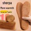 Winter Warm Lamb Fleece Insoles: Thickened, Comfortable, Deodorizing Cotton