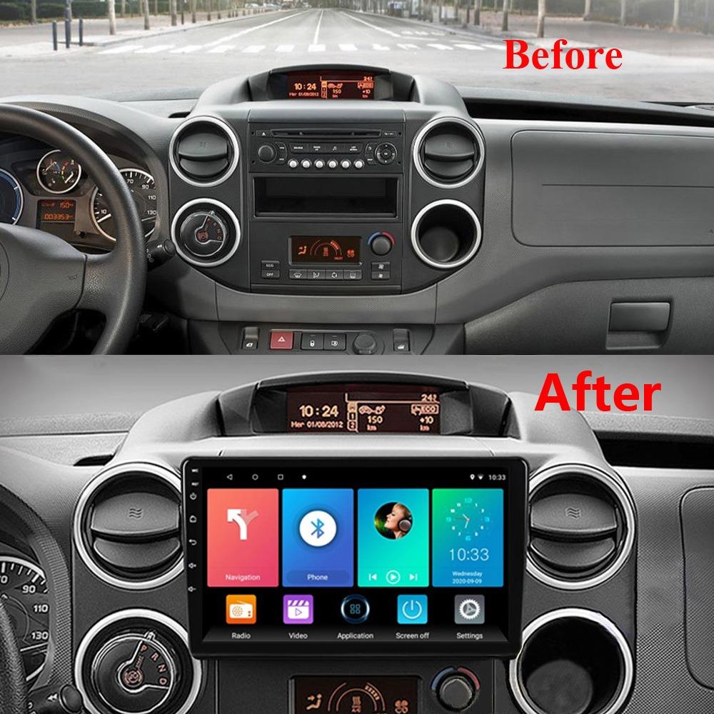 Car Radio Android Auto Carplay For Citroen Berlingo 2 B9 2008-2019 Multimedia Player Head Unit Stereo GPS Navigation BT WIFI 2+32GB